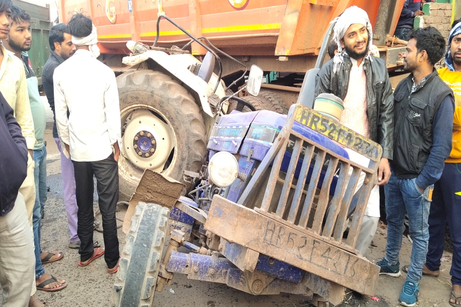Road accident in Punhana