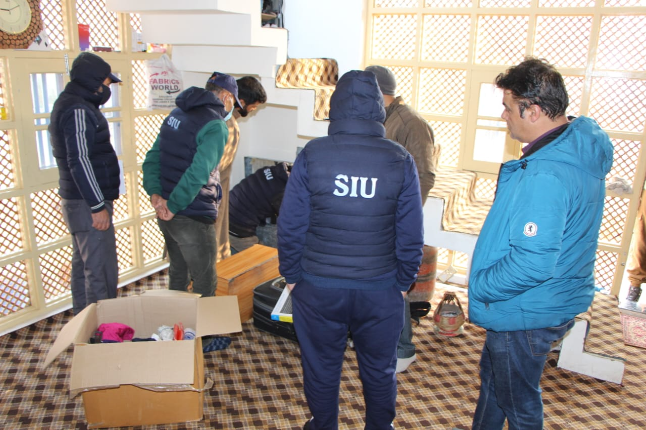 SIU Conducts Multiple Raids In Kulgam