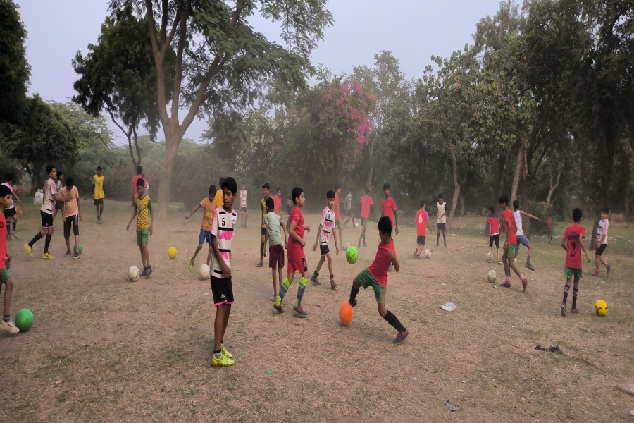 truck driver become football coach in Faridabad