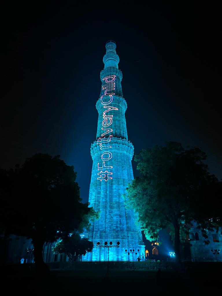 World Children’s Day: Iconic landmarks light up in blue as part of UNICEF initiative