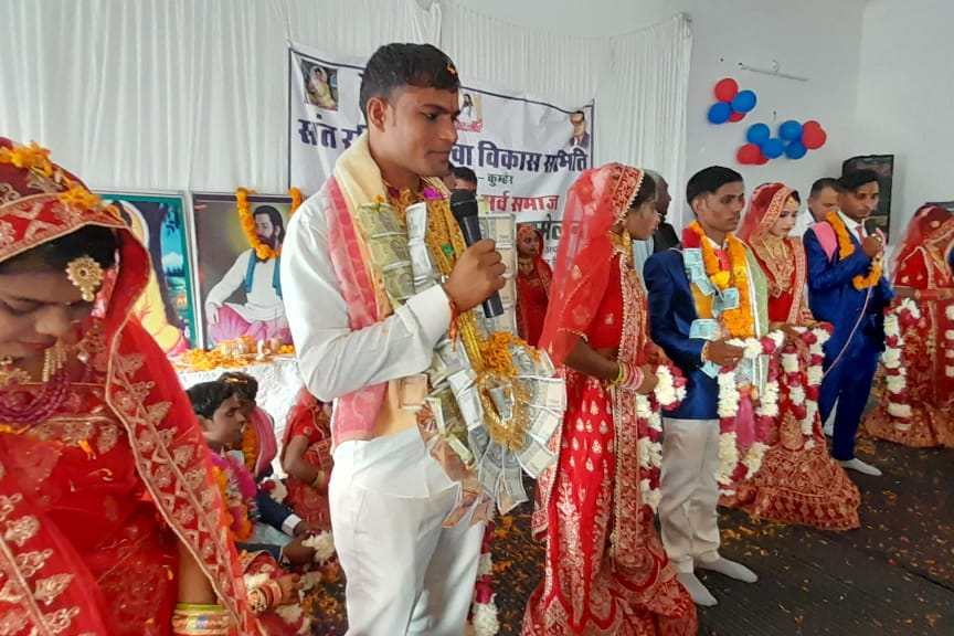 CONVERSION OF RELIGION IN SAMUHIK VIVAH SAMMELAN IN BHARATPUR