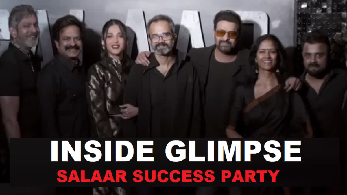 Salaar Success Party's Inside Glimpse