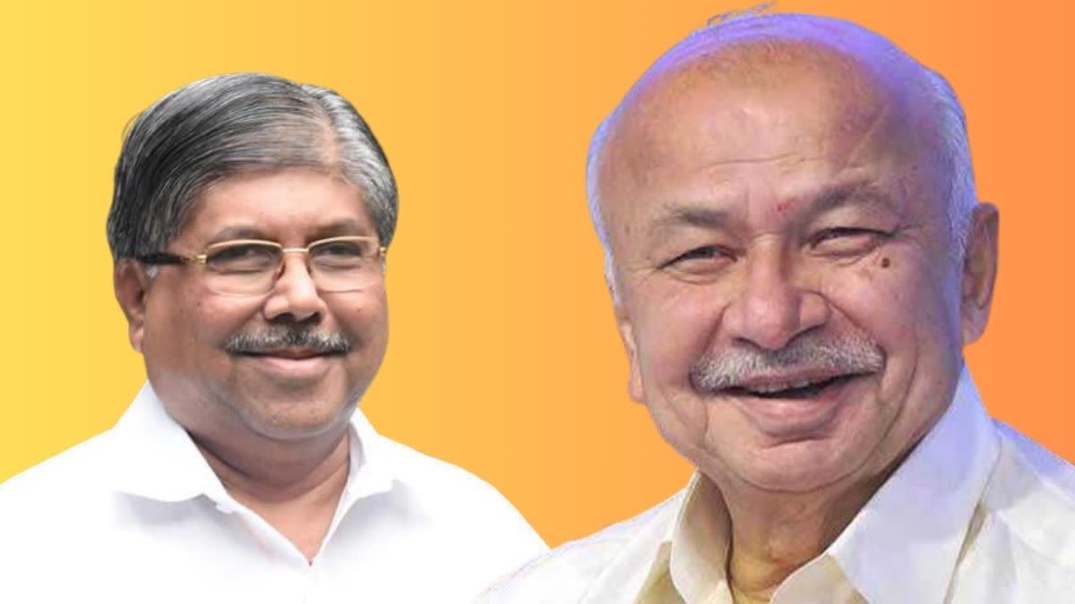 Chandrakant Patil and Sushilkumar Shinde