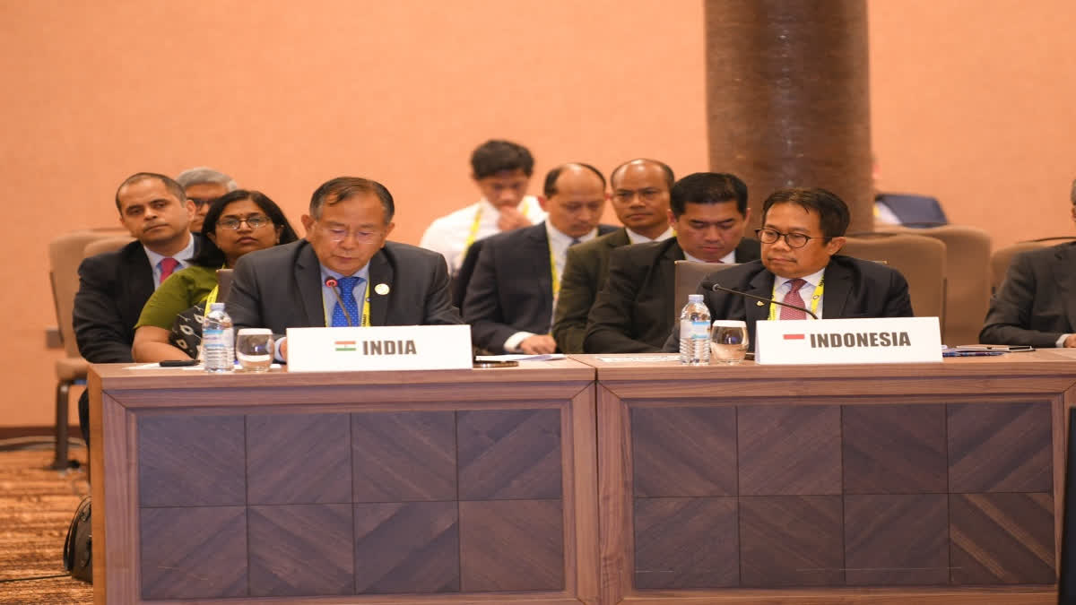 Minister of State in the Ministry of Externa Affairs Rajkumar Ranjan Singh at the 19th summit of the Non-Aligned Movement in Uganda (SourceL Rajkumar Ranjan Singh X)