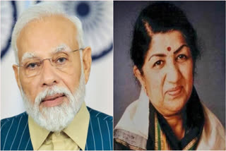 PM Modi-Lata Mangeshkar