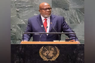 United Nations General Assembly President Dennis Francis
