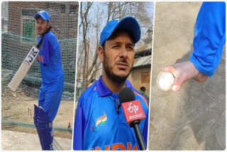 Cricketer Aamir Hussain Lone