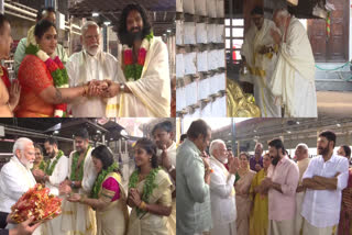 PM Modi at Guruvayur temple  PM Modi at Bhagya Suresh marriage  ഗുരുവായൂരില്‍ പ്രധാനമന്ത്രി  നരേന്ദ്ര മോദി ഗുരുവായൂരില്‍