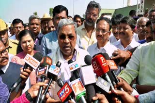 CM Siddaramaiah spoke to the media.