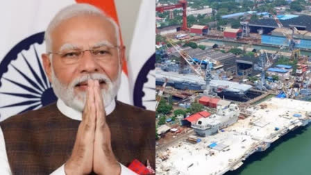 നരേന്ദ്ര മോദി ഷിപ്‌യാര്‍ഡ്  Cochin Shipyard Narendra Modi  Narendra Modis Kerala Visit  കൊച്ചിൻ ഷിപ്പ് യാർഡ് വികസനം