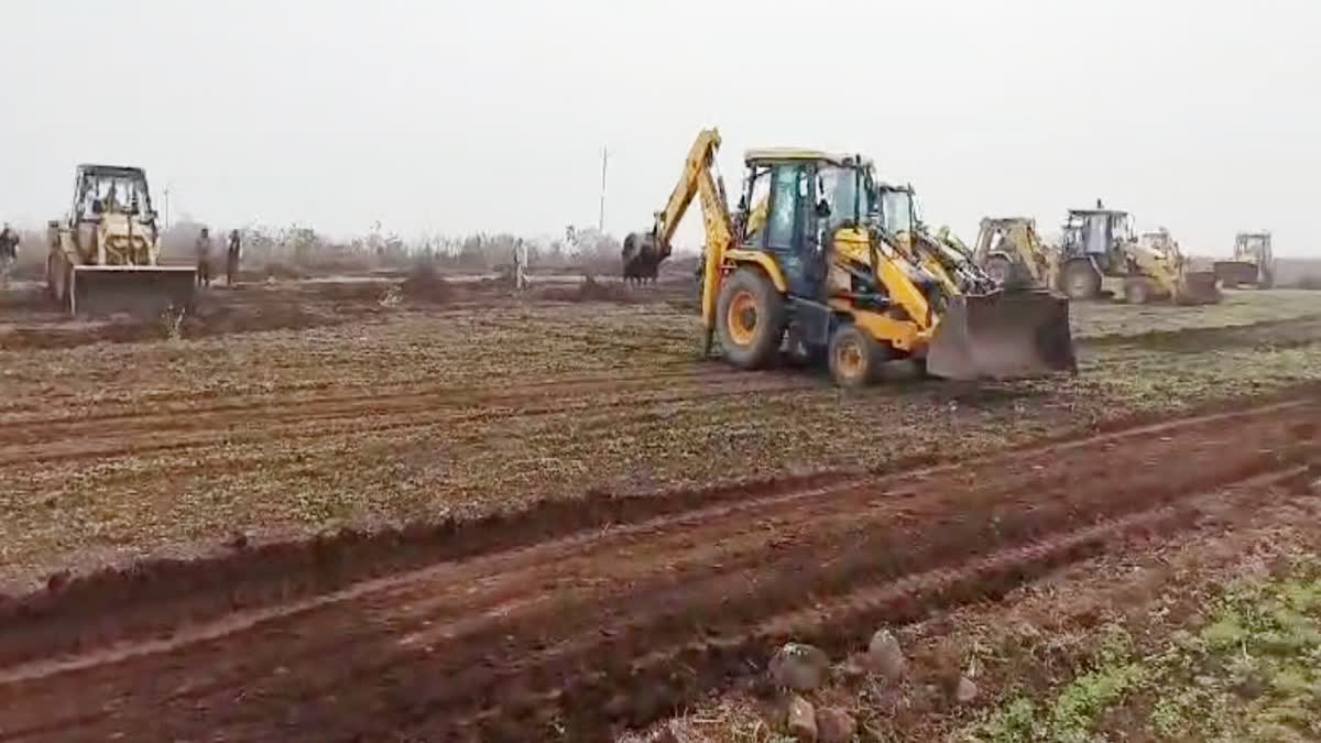 Chachauda bulldozer action