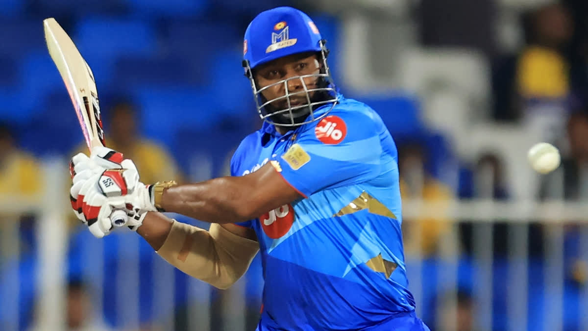 Former West Indies skipper Kieron Pollard became the only second cricketer to hit 900 sixes in T20 cricket history. He achieved an incredible milestone during the International League T20 clash between MI Emirates and Desert Vipers played at the Dubai International Stadium here on Thursday, January 16, 2025.