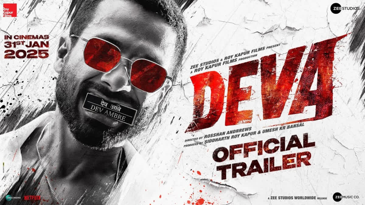 Deva Trailer: Shahid Kapoor Unleashes His Rebellious Police Avatar In Action Thriller