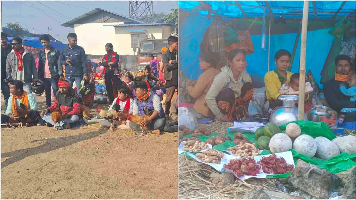 The Jonbeel area, otherwise a sleepy hamlet in Assam's Morigaon district, came alive bustling with activities on Friday.