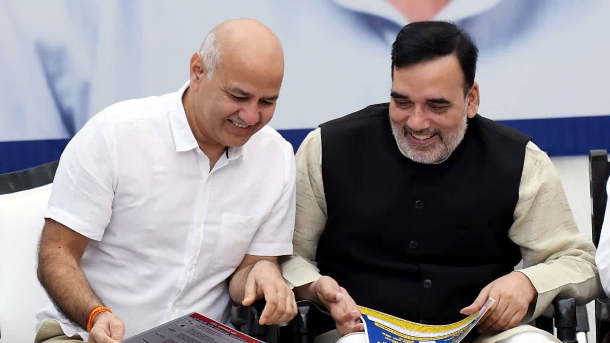 AAP leaders Manish Sisodia, Gopal Rai, and Saurabh Bhardwaj report significant increases in their movable and immovable assets over the last five years.