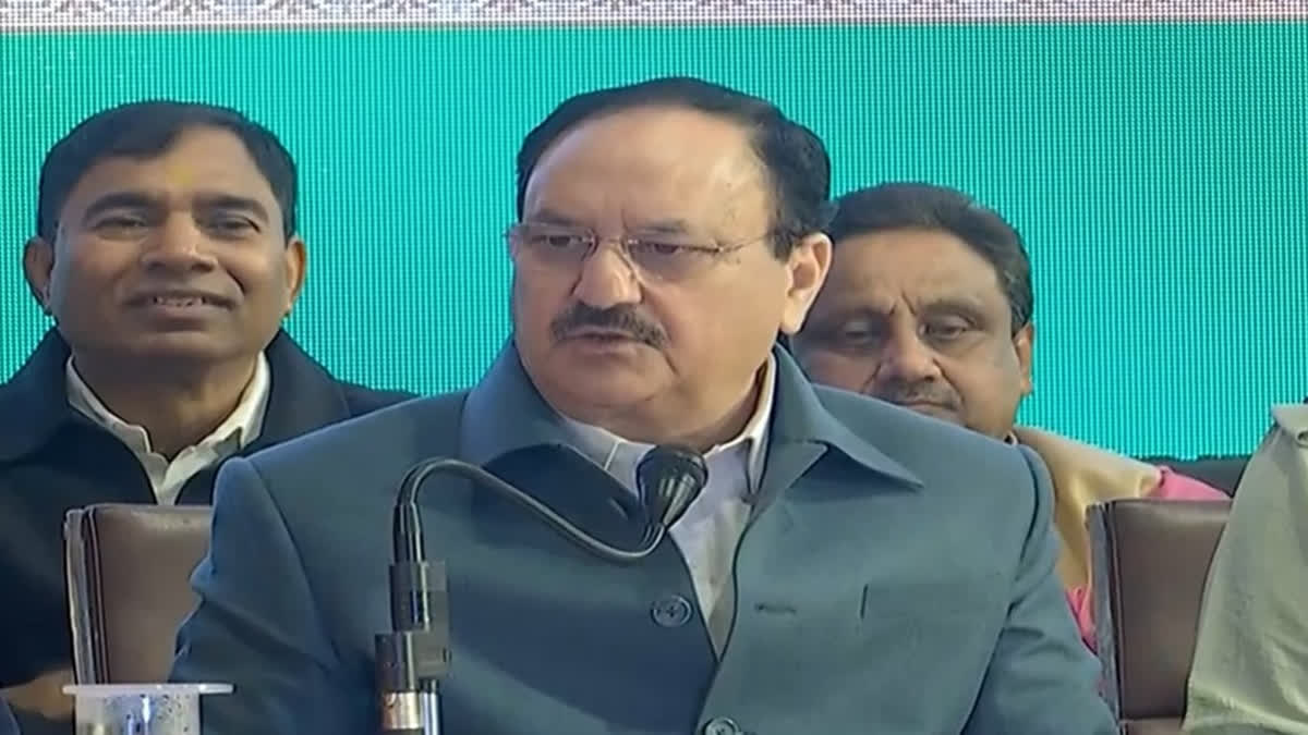 BJP Chief JP Nadda releases election manifesto for Delhi