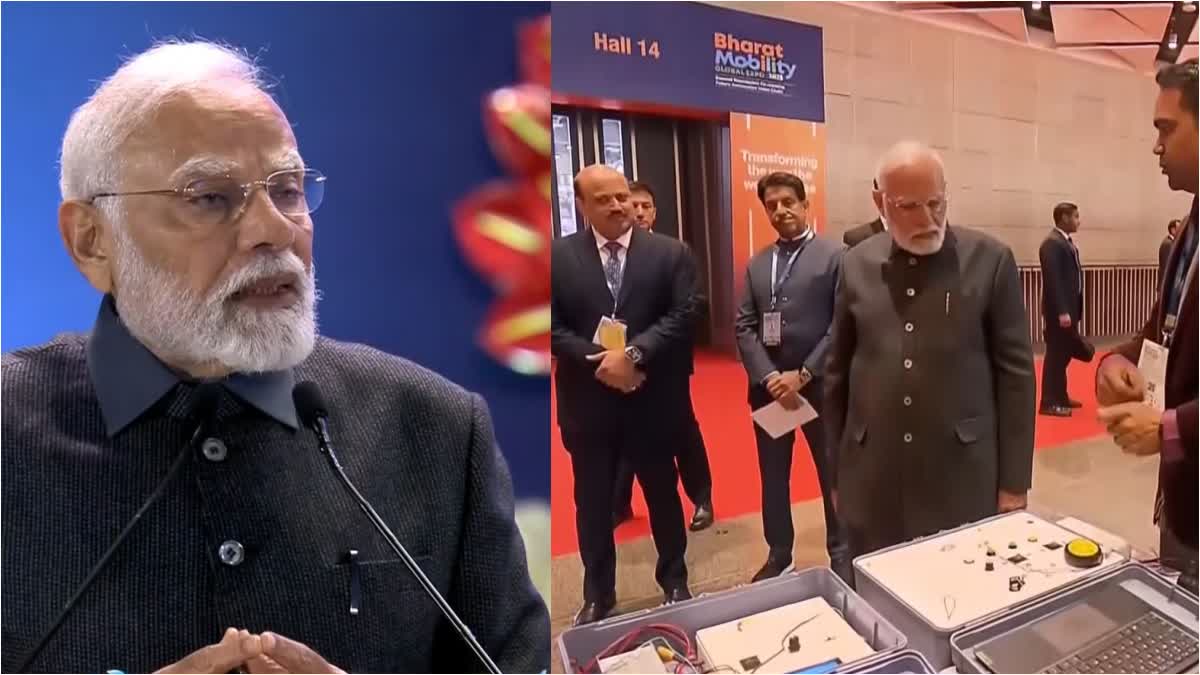 PM Modi inaugurates Bharat Mobility Global Expo 2025