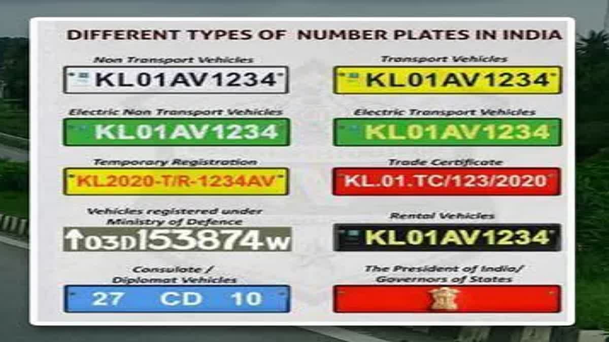 NUMBER PLATES IN INDIA  INDIAN NUMBER PLATE DETAILS  WHAT ARE THE DETAIL IN NUMBER PLATE  ഇന്ത്യന്‍ വാഹനം നമ്പര്‍ പ്ലേറ്റ്