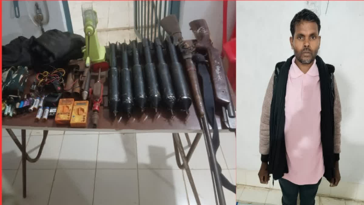 Security forces have scored a significant victory in North Bastar’s Kanker district in Chhattisgarh with the arrest of Naxalite Motiram alias Rakesh Usendi, who was carrying a reward of Rs 8 lakh on his head. Usendi, the commander of platoon number two in the Naxalites' 5th company, was arrested following an exchange of fire. The Kanker police revealed this at a press conference on Friday.