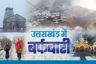 HEAVY SNOWFALL IN UTTARAKHAND