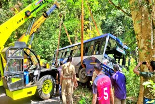 AYYAPPA DIVOTEES INJURED  ksrtc accident in nilakkal  sabarimala pilgrims accident  BUS ACCIDENT IN NILAKKAL