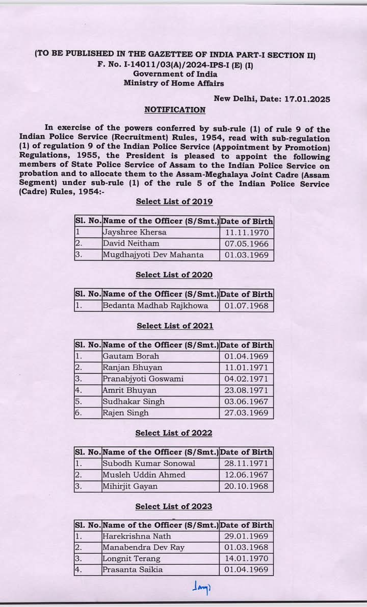 17 APS promoted to IPS