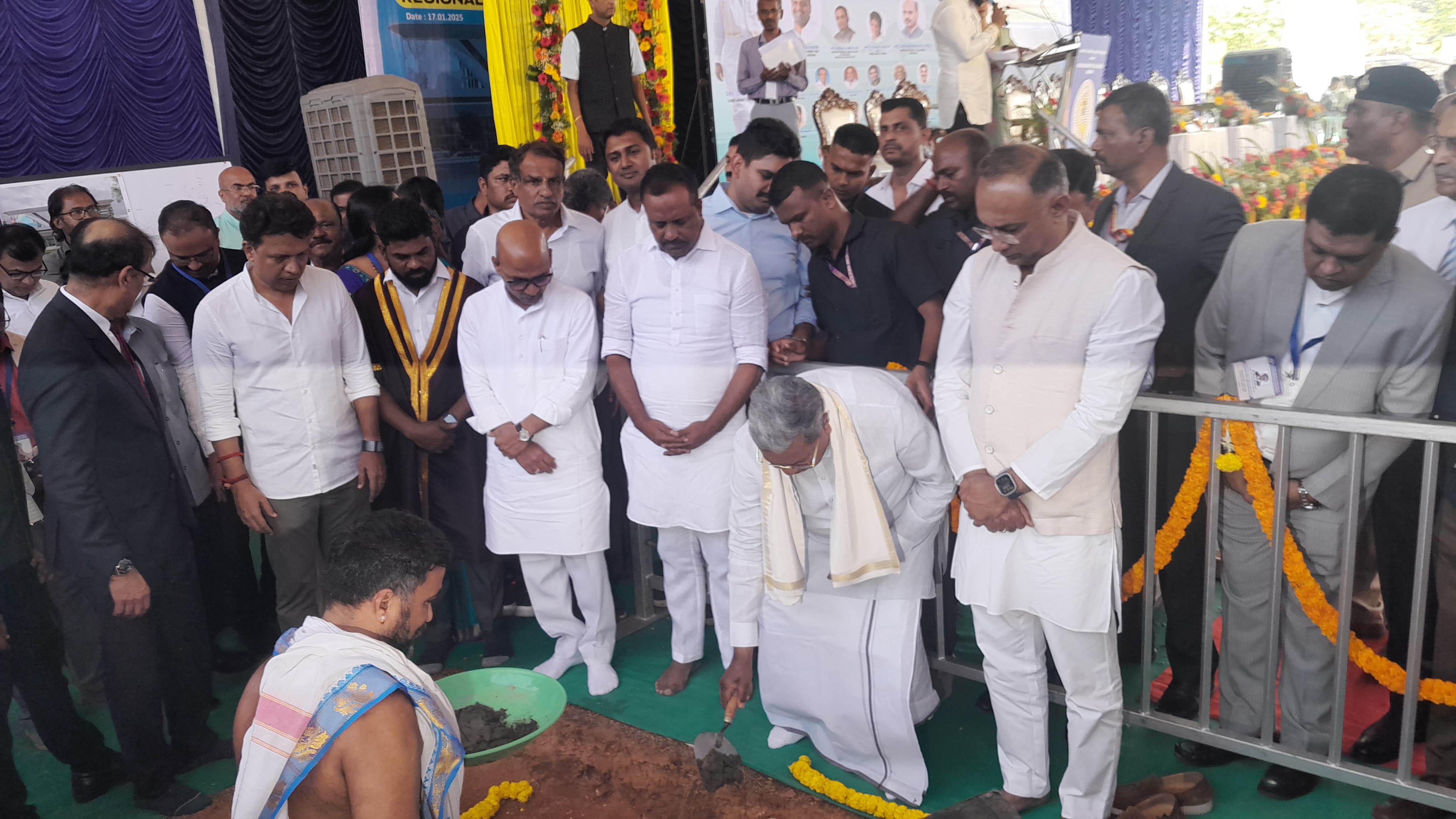 Foundation stone laying for Regional Office of Rajiv Gandhi Health Sciences University