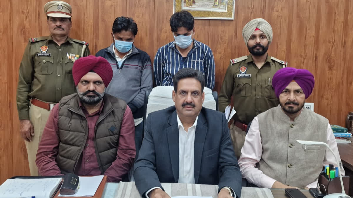 Ludhiana STF arrested Scorpio vehicle and two smugglers with 66 kg of opium