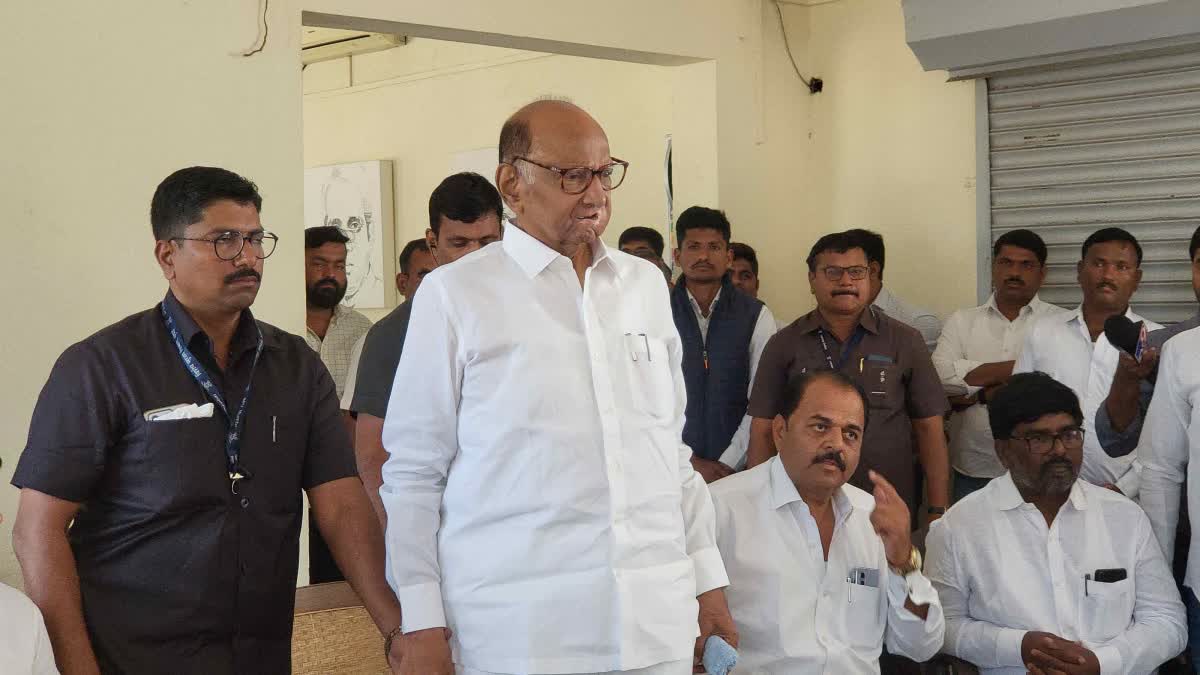 Sharad Pawar in Baramati