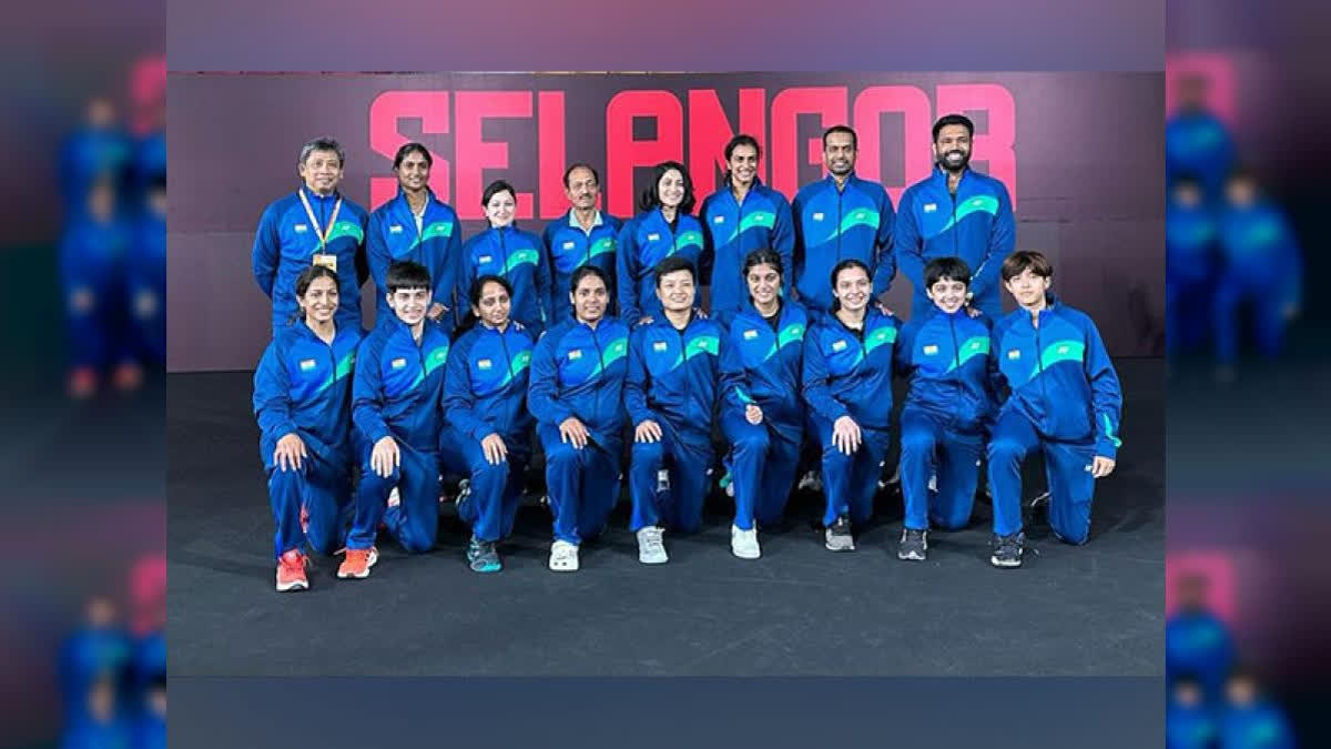 The Indian women's badminton team on Saturday reached the final of the Badminton Asia Championships for the first time in the history of the competition, defeating Japan 3-2 in a thrilling semifinal.
