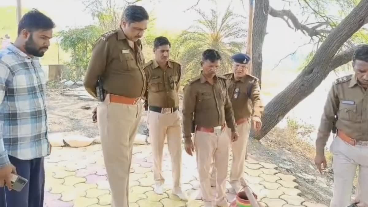 Shivlinga and hanuman idol damaged