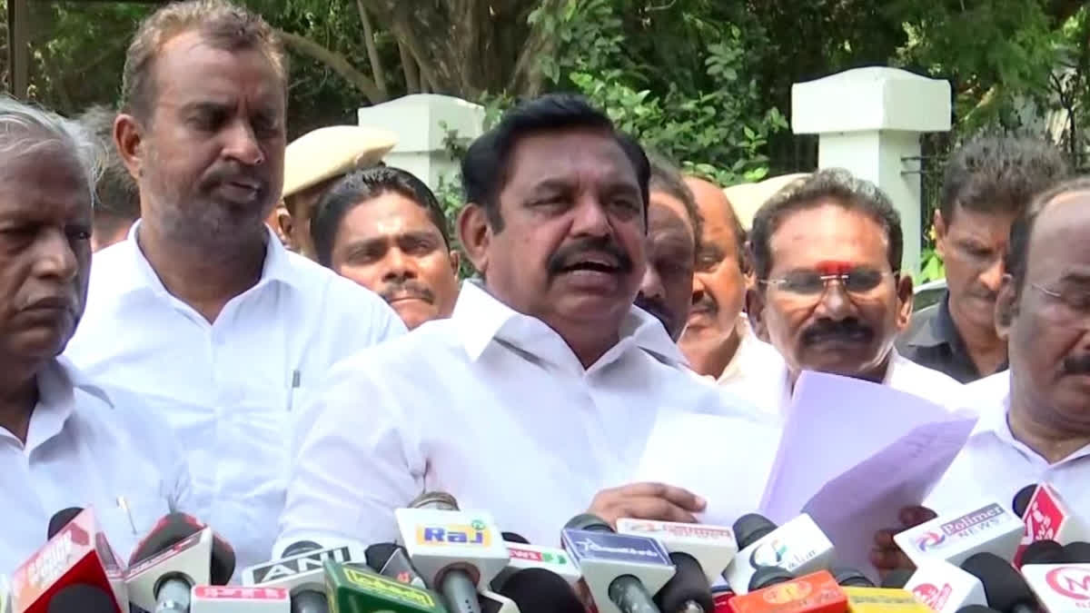 AIADMK General Secretary Edappadi K Palaniswami on Saturday attacked the ruling Congress in Karnataka for announcing its decision to go ahead with the Mekedatu reservoir and hit out at the DMK government's alleged silence over the issue.