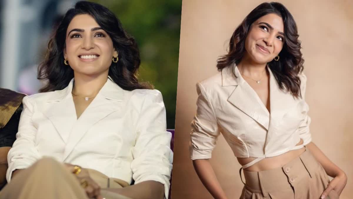 Samantha Ruth Prabhu in chennai  Samantha health podcast  സാമന്ത ചെന്നൈയിൽ  സാമന്ത ഹെൽത്ത് പോഡ്‌കാസ്റ്റ്  Samantha surprised fan