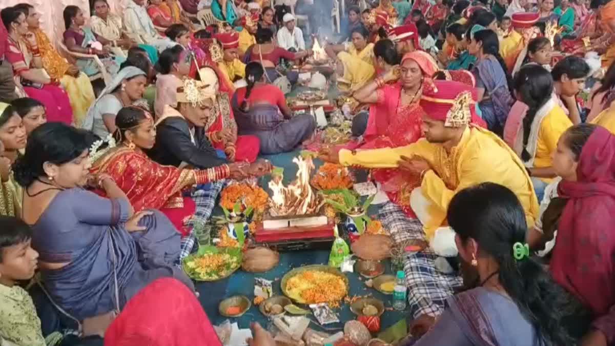 Mass marriage in Rajnandgaon