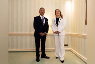 External Affairs Minister S Jaishankar held a meeting with Canadian counterpart Melanie Joly.