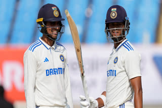 India took a lead of 126 runs in the first innings of Rajkot Test.