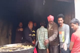 A fire broke out at a confectionary shop in the sack market of Amritsar