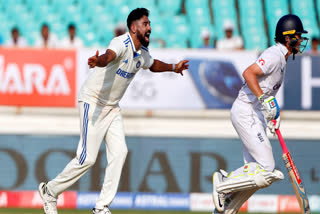 India vs England Score  Mohammed Siraj  India vs England 3rd Test  ഇന്ത്യ ഇംഗ്ലണ്ട് മൂന്നാം ടെസ്റ്റ്  മുഹമ്മദ് സിറാജ്