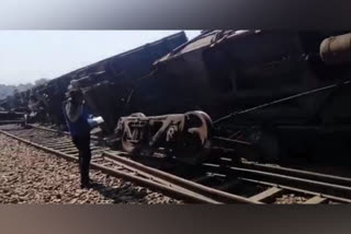 A goods train derailed near Delhi's Sarai Rohilla railway station, casualties not ruled out: Railway police
