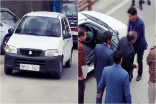 Shimla: Himachal Pradesh CM Arrives in 21-Year-Old Alto Car to Present Budget for 2024-25