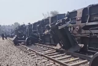 Goods Train Derailed