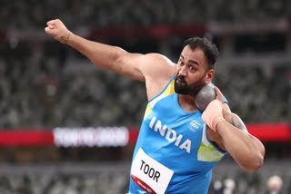 Shot putter Tajinderpal Singh Toor and hurdler Jyothi Yarraji created new national records in their respective games and Harmilan Bains clinched gold medals on the day one of the Asian Indoor Athletics Championships at Tehram on Saturday.