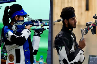 The Indian 10m air rifle mixed team pairing of Mehuli Ghosh and Divyansh Singh Panwar went down 9-17 to Hungary's Eszter Meszaros and Istvan Peni in the bronze-medal match to finish fourth at the ISSF World Cup 10M in Granada, Spain on Saturday.