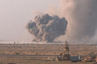 The Indian Air Force (IAF) showcased its offensive capabilities through an enthralling and formidable display of its firepower as it conducted "Exercise Vayu Shakti-24" at the Pokhran air-to-ground range near Jaisalmer on Saturday.