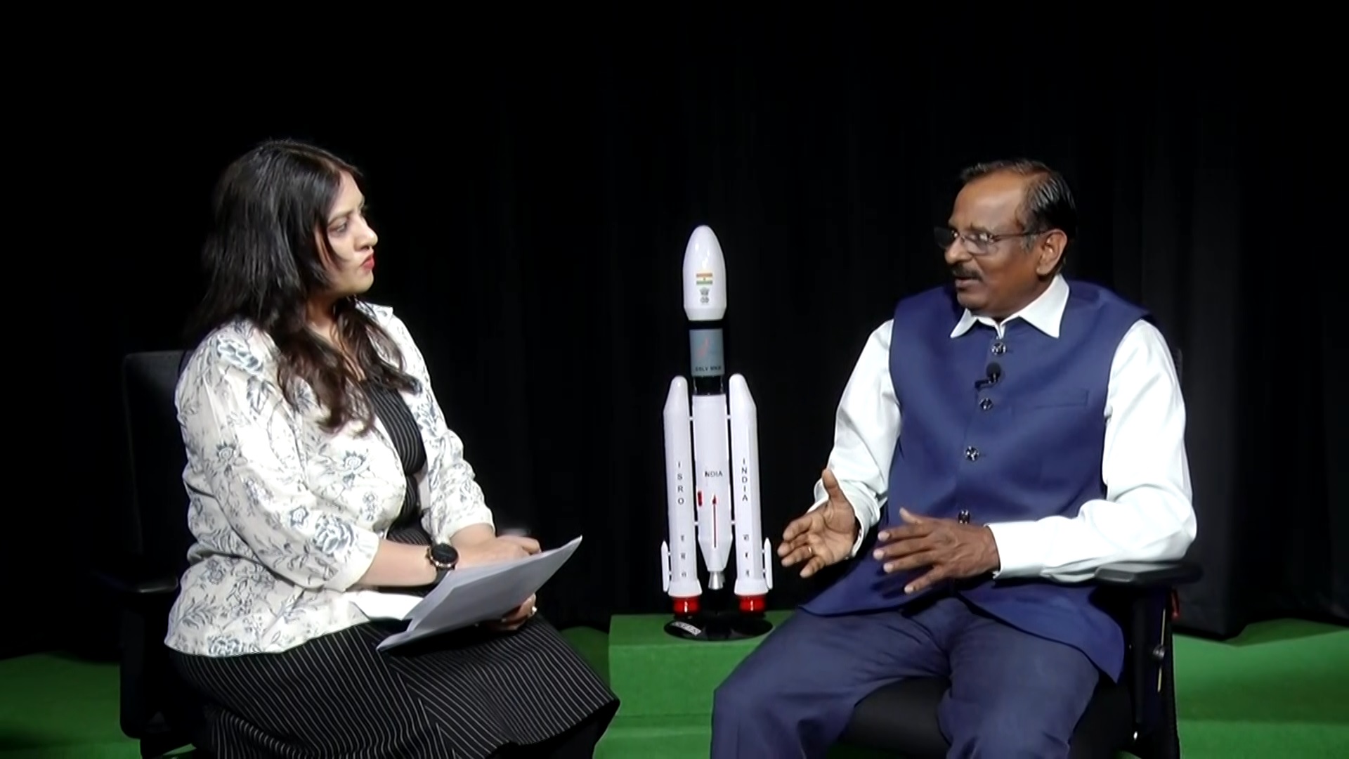 ETV Bharat's Anubha Jain in conversation with ISRO Chairman V Narayanan