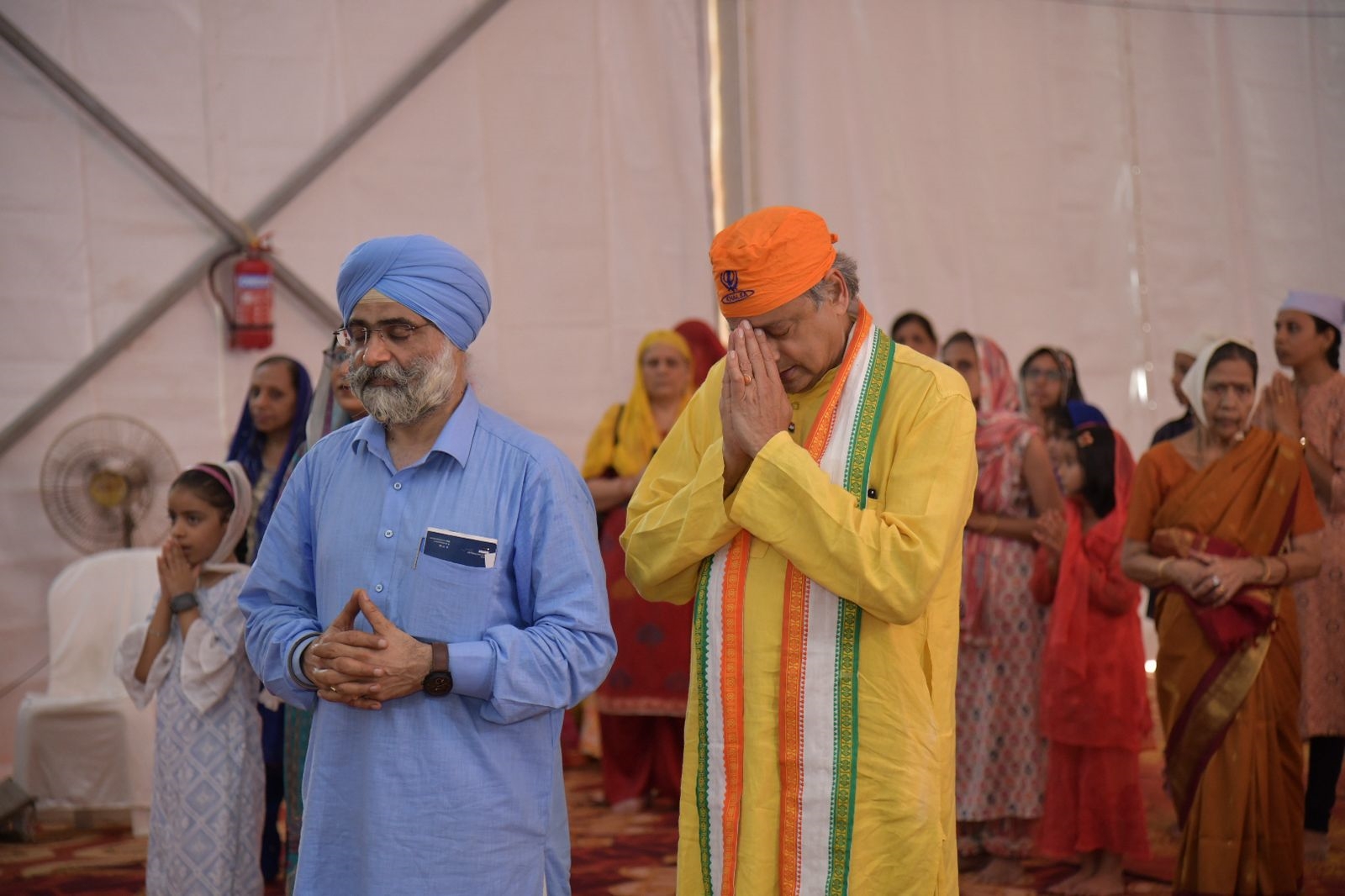 Shashi Tharoor MP lays foundation stone for second Gurudwara