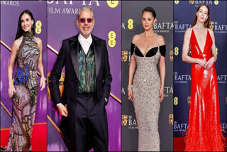 Red carpet fashion at 2025 BAFTA