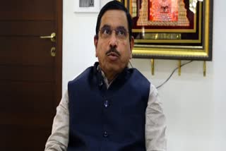 UNION MINISTER PRALHAD JOSHI