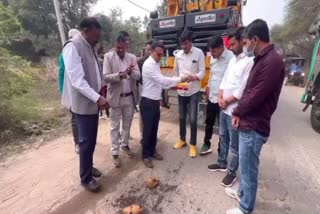 NAGINA HODAL ROAD REPAIRING