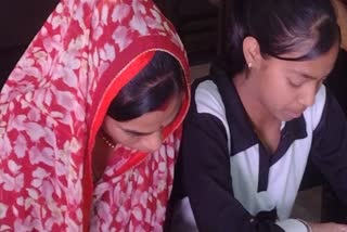 SHIVPURI MOTHER GAVE EXAM